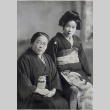 Naka (Miyamoto) Kakutani and Yu (Ishida) Kakutani (ddr-densho-474-153)