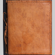 Leather covered Guestbook (ddr-densho-410-388)