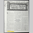 Article from Reform Judaism titled: America's Wartime Detention Camps (ddr-chijacl-1-188)