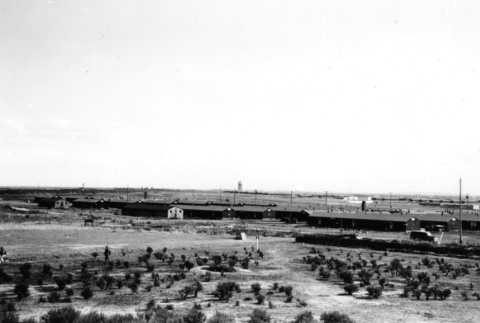 Panoramic view of Minidoka concentration camp, Idaho (ddr-densho-23-27)