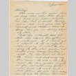 Letter from Alvin Uchiyama to Kathleen Koga Uchiyama (ddr-densho-406-111)