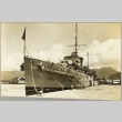 The HMS Achilles at a dock (ddr-njpa-13-471)
