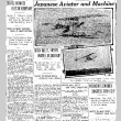 Japanese Aviator and Machine. Seattle Japanese Flies in Aeroplane. George T. Takasaw Covers Himself and His Country With Glory by Performance in Machine Built by Himself. Ideas of Many Experts Used in Construction. (October 16, 1911) (ddr-densho-56-209)
