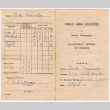 Quarterly grade report for Masako Tada (ddr-densho-540-8)