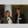 Gordon Hirabayashi and conference panelist (ddr-densho-26-21)