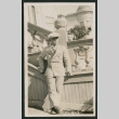 young boy by stair case (ddr-densho-378-355)