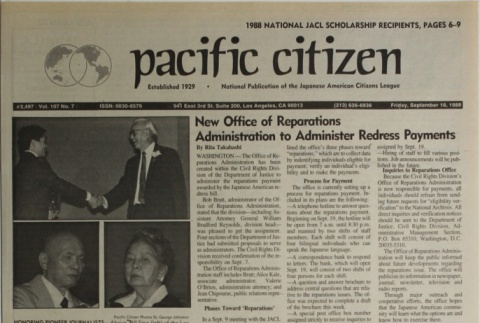 Pacific Citizen, Vol. 107, No. 7 (September 16, 1988) (ddr-pc-60-32)