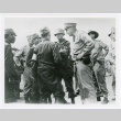 General Swing with Lt. General Eichelberger, Lt. Gen. Seizo Arisue and 1st Lt. Sadao Otake (ddr-densho-1007-273)