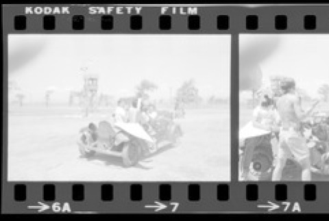 Negative film strip for Farewell to Manzanar scene stills (ddr-densho-317-114)