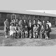 Group photograph in front of barracks (ddr-fom-1-85)