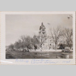 Large building with clock tower (ddr-densho-464-109)