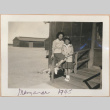 Two women on a barracks porch (ddr-manz-10-45)
