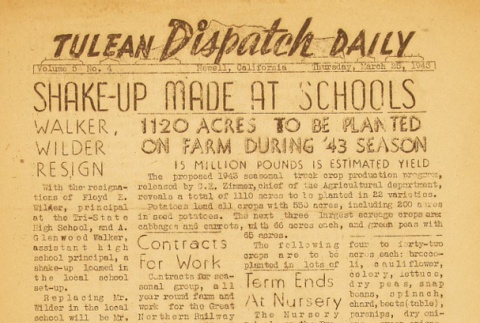 Tulean Dispatch Vol. 5 No. 4 (March 25, 1943) (ddr-densho-65-185)