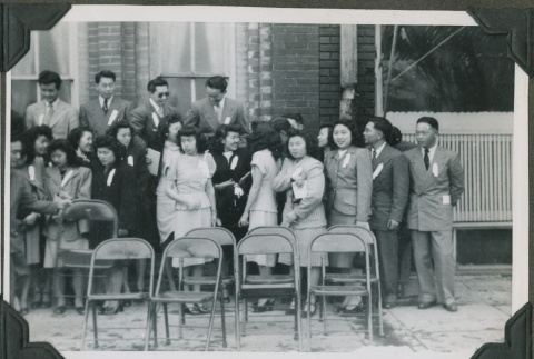 Group photograph in front of a building (ddr-densho-201-739)