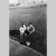[Two young men at Children's Village] (ddr-csujad-29-339)