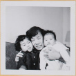 Yoshiko Shiomi with Susan and Leslie Shiomi (ddr-densho-522-377)