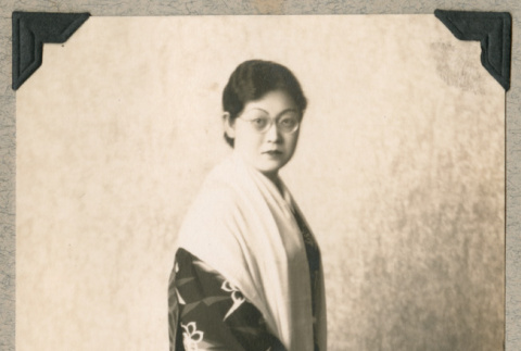 Woman in kimono (ddr-densho-383-225)