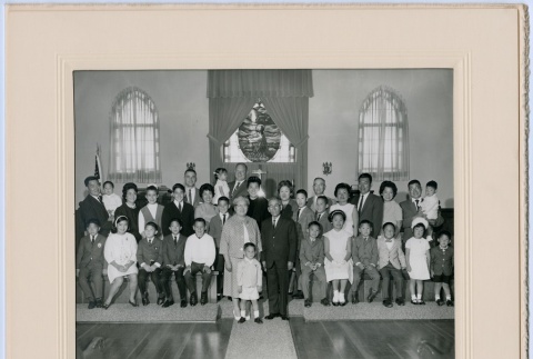 Group photograph in church (ddr-densho-345-39)