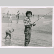 Mitzi (Nakahara) Isoshima fishing (ddr-densho-477-348)