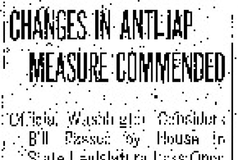 Closely Follows Other and Older Statutes (April 16, 1913) (ddr-densho-56-219)
