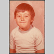 School photo of boy in white t-shirt (ddr-densho-523-585)