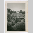 Soldiers in audience of outdoor concert (ddr-densho-368-79)