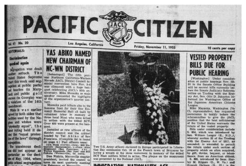 The Pacific Citizen, Vol. 41 No. 20 (November 11, 1955) (ddr-pc-27-45)