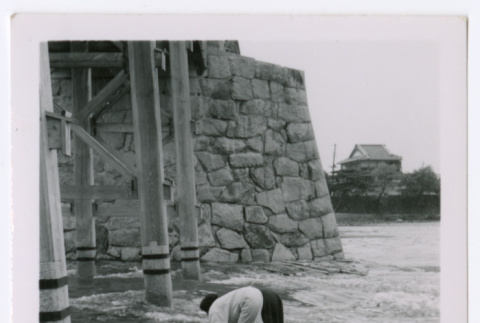 Woman Standing in a River (ddr-ohs-1-145)