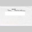 Address and note (ddr-densho-501-88)