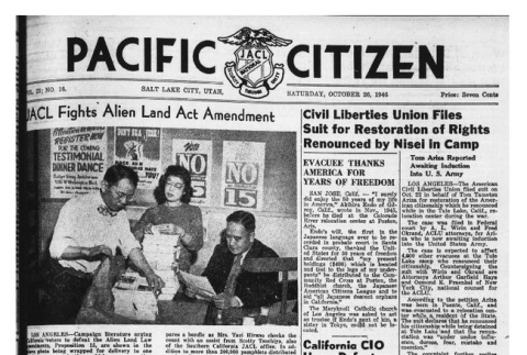 The Pacific Citizen, Vol. 23 No. 16 (October 26, 1946) (ddr-pc-18-43)