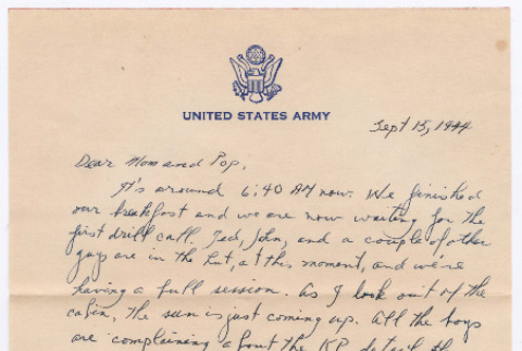 Letter from Tadashi Ishida to Mr. & Mrs. Y Ishida (ddr-densho-535-11)