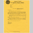 National Council for Japanese American Redress Fundraising letter (ddr-densho-352-102)