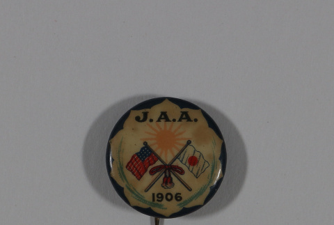 1906 Japanese American Association Pin (ddr-densho-508-2)