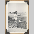 Girl with a bicycle (ddr-densho-542-236)