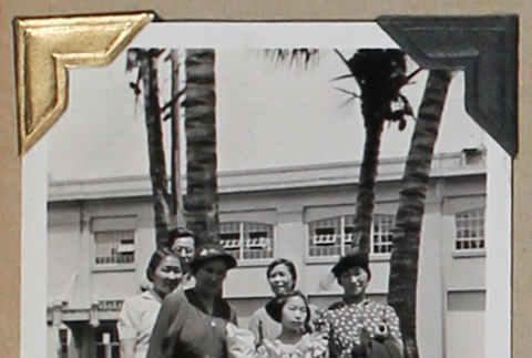 Group photograph outside a building (ddr-densho-404-318)