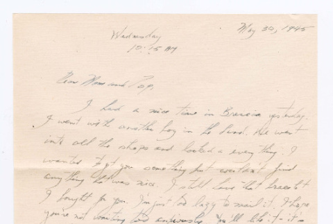 Letter from Tadashi Ishida to Mr. & Mrs. Y Ishida (ddr-densho-535-192)