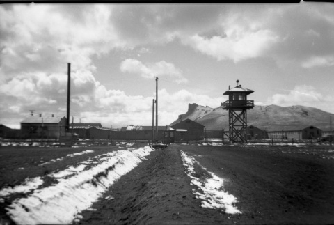 Castle Rock with Hospital in foreground (ddr-densho-570-47)