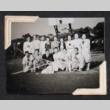 Group photo of 15 in sports uniforms (ddr-densho-468-437)