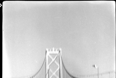 View from car crossing Golden Gate Bridge (ddr-densho-426-1766)