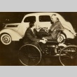 Henry and Edsel Ford in front of the 25 millionth Ford car (ddr-njpa-1-363)