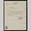 Letter from J.A. Ulio, Major General, The Adjutant General, to George H. Nakamura, October 8, 1943 (ddr-csujad-55-2372)