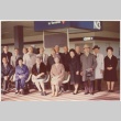 Group photo at airport (ddr-densho-333-54)
