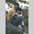 Scott Nakajima and Courtney Goto on a hike up the mountain (ddr-densho-336-1656)