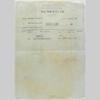 Price List from Kato Seiju & Company to Takahashi Trading Company (ddr-densho-424-672)