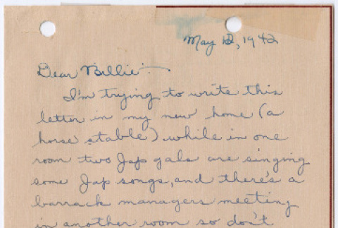 Letter from Amy Eto to Bill Iino (ddr-densho-368-661)