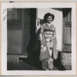 Signed photograph of a woman wearing a kimono (ddr-manz-10-47)