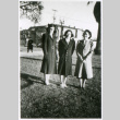 Three women outdoors (ddr-densho-1007-776)