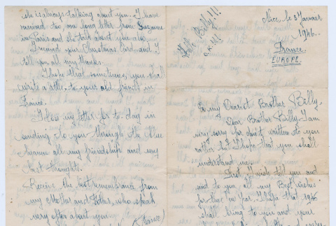 Letter to Bill Iino from Andree Julien (ddr-densho-368-844)