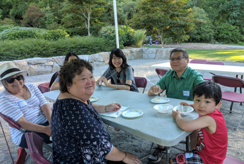 Izutsu Family at the Volunteer Ice Cream Social (ddr-densho-354-2407)