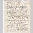 Letter to Sally Domoto from Kan Domoto, includes flyer for a house in New Rochelle, NY and a letter from the Denver Dry Goods Company (ddr-densho-329-313)